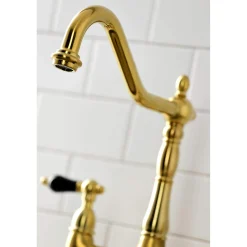 Clearance KS127XPKLBS-P Duchess Bridge Kitchen Faucet with Brass Sprayer Bridge Faucets