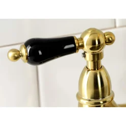 Clearance KS127XPKLBS-P Duchess Bridge Kitchen Faucet with Brass Sprayer Bridge Faucets
