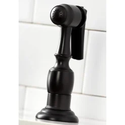 New KS279XPKLBS-P Duchess Widespread Kitchen Faucet with Brass Sprayer Widespread Kitchen Faucets