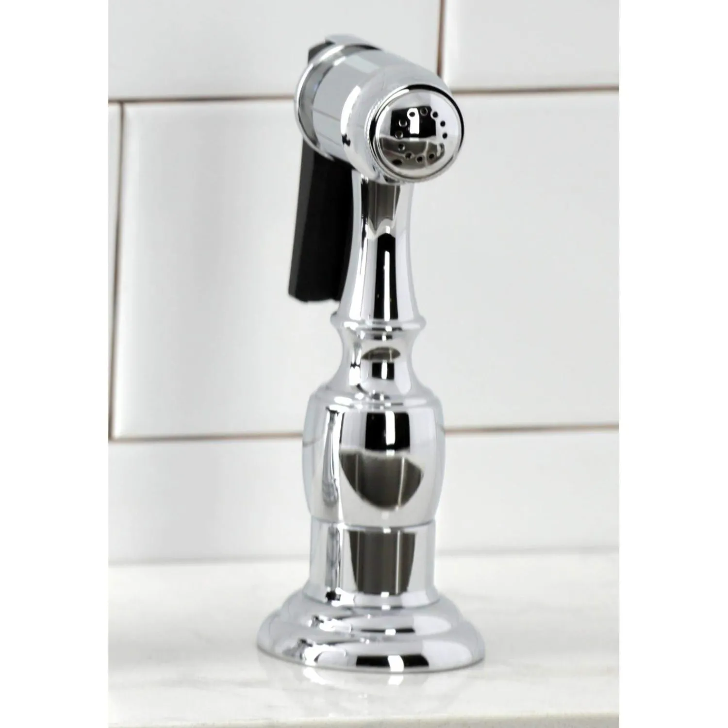 New KS279XPKLBS-P Duchess Widespread Kitchen Faucet with Brass Sprayer Widespread Kitchen Faucets