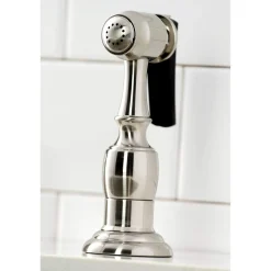 New KS279XPKLBS-P Duchess Widespread Kitchen Faucet with Brass Sprayer Widespread Kitchen Faucets