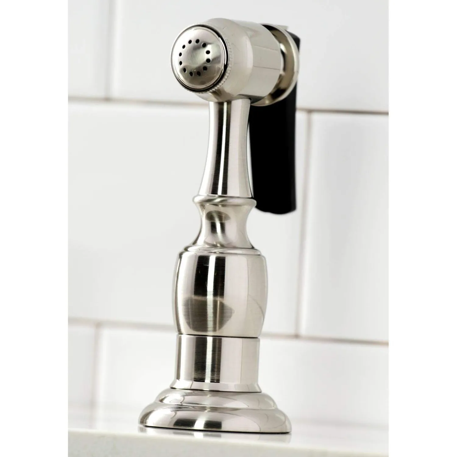 New KS279XPKLBS-P Duchess Widespread Kitchen Faucet with Brass Sprayer Widespread Kitchen Faucets
