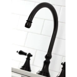 New KS279XPKLBS-P Duchess Widespread Kitchen Faucet with Brass Sprayer Widespread Kitchen Faucets