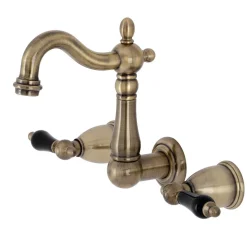 Hot KS122XPKL-P Duchess Two-Handle Wall Mount Bathroom Faucet Wall Mount