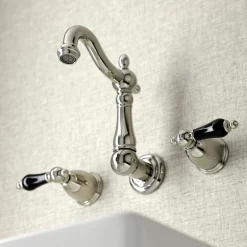 Hot KS122XPKL-P Duchess Two-Handle Wall Mount Bathroom Faucet Wall Mount