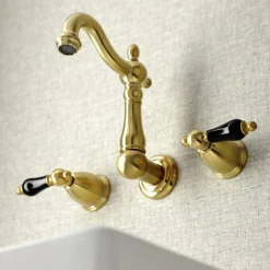 Hot KS122XPKL-P Duchess Two-Handle Wall Mount Bathroom Faucet Wall Mount