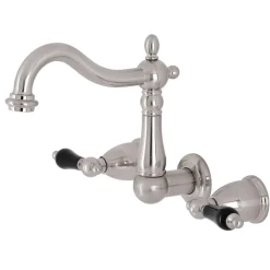 New KS125XPKL-P Duchess Two-Handle Wall Mount Bathroom Faucet Wall Mount