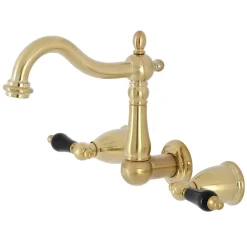 New KS125XPKL-P Duchess Two-Handle Wall Mount Bathroom Faucet Wall Mount