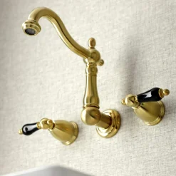 New KS125XPKL-P Duchess Two-Handle Wall Mount Bathroom Faucet Wall Mount