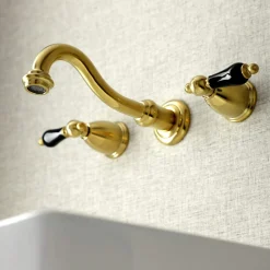 Sale KS312XPKL-P Duchess Two-Handle Wall Mount Bathroom Faucet Wall Mount