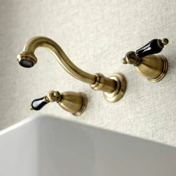 Sale KS312XPKL-P Duchess Two-Handle Wall Mount Bathroom Faucet Wall Mount