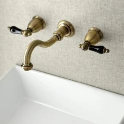 Sale KS312XPKL-P Duchess Two-Handle Wall Mount Bathroom Faucet Wall Mount