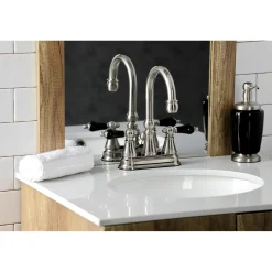 Best KS261XPKL-P Duchess 4 in. Centerset Bathroom Faucet with Brass Pop-Up 4