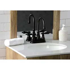 Best KS261XPKL-P Duchess 4 in. Centerset Bathroom Faucet with Brass Pop-Up 4