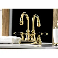 Best KS261XPKL-P Duchess 4 in. Centerset Bathroom Faucet with Brass Pop-Up 4