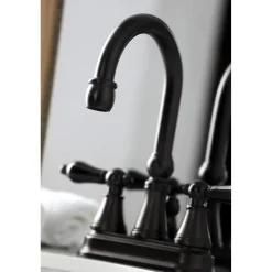 Best KS261XPKL-P Duchess 4 in. Centerset Bathroom Faucet with Brass Pop-Up 4