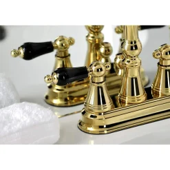 Best KS261XPKL-P Duchess 4 in. Centerset Bathroom Faucet with Brass Pop-Up 4