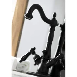 Online KS143XPKL-P Duchess Two-Handle Bathroom Faucet with Brass Pop-Up and Cover Plate 4" Center Set