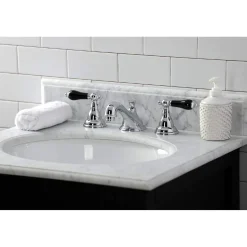 New KS556XPKL-P Duchess Widespread Bathroom Faucet with Brass Pop-Up 8