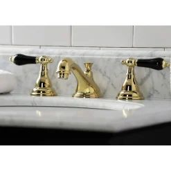 New KS556XPKL-P Duchess Widespread Bathroom Faucet with Brass Pop-Up 8