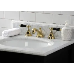 New KS556XPKL-P Duchess Widespread Bathroom Faucet with Brass Pop-Up 8