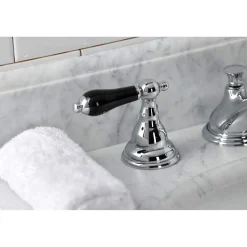 New KS556XPKL-P Duchess Widespread Bathroom Faucet with Brass Pop-Up 8