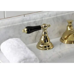New KS556XPKL-P Duchess Widespread Bathroom Faucet with Brass Pop-Up 8