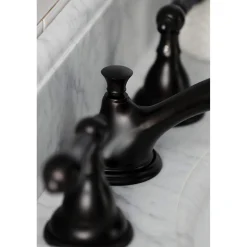 New KS556XPKL-P Duchess Widespread Bathroom Faucet with Brass Pop-Up 8