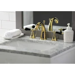 Outlet KS297XPKL-P Duchess Widespread Bathroom Faucet with Brass Pop-Up 8