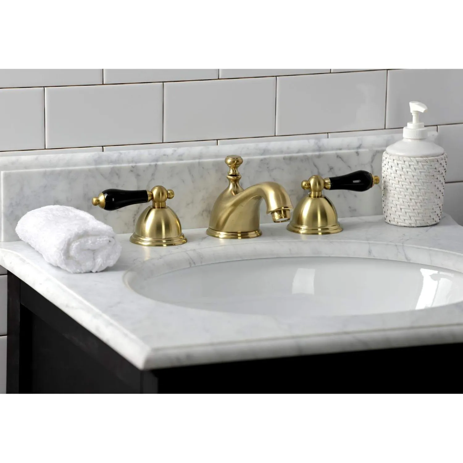 Sale KS396XPKL-P Duchess Widespread Bathroom Faucet with Brass Pop-Up 8" Widespread