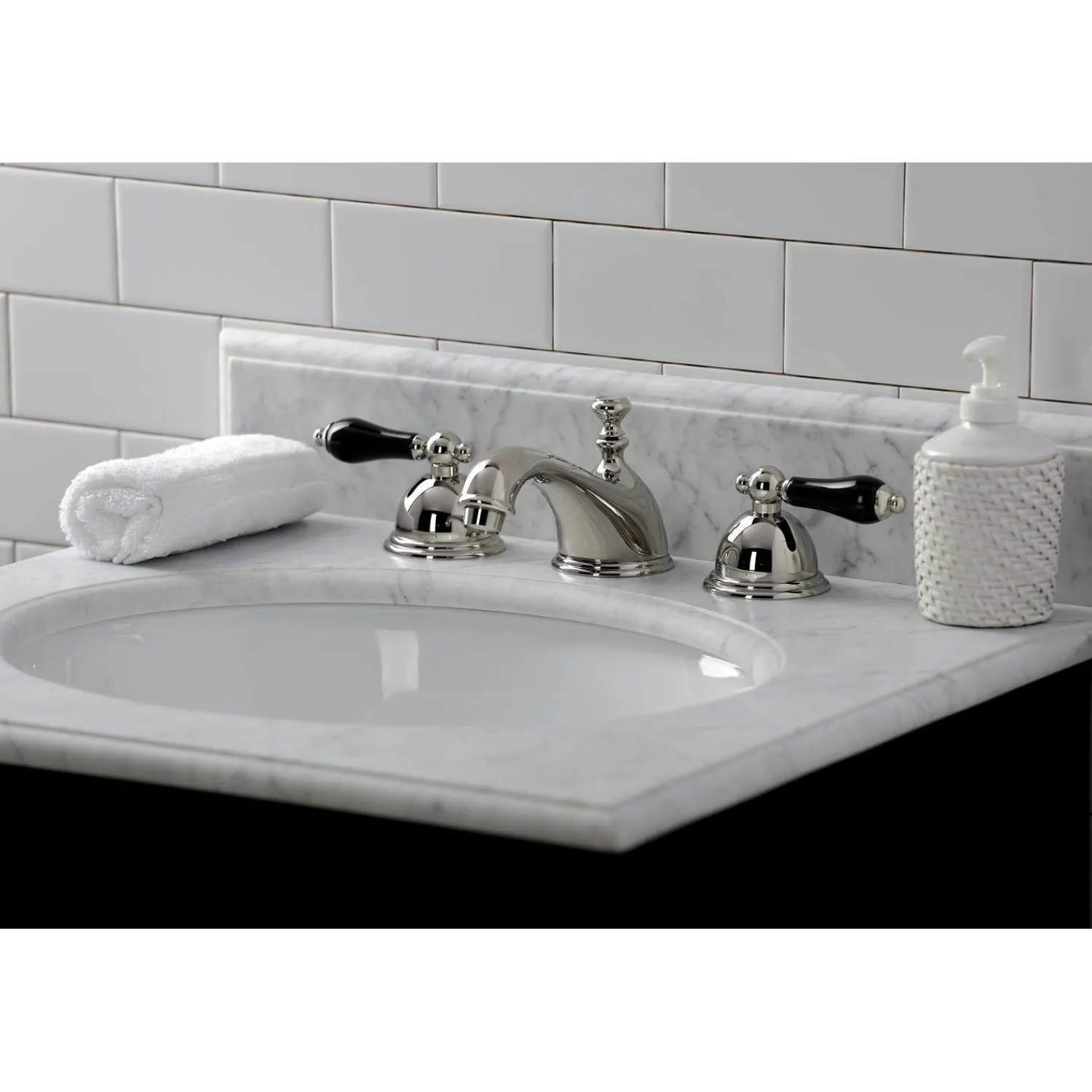 Sale KS396XPKL-P Duchess Widespread Bathroom Faucet with Brass Pop-Up 8" Widespread