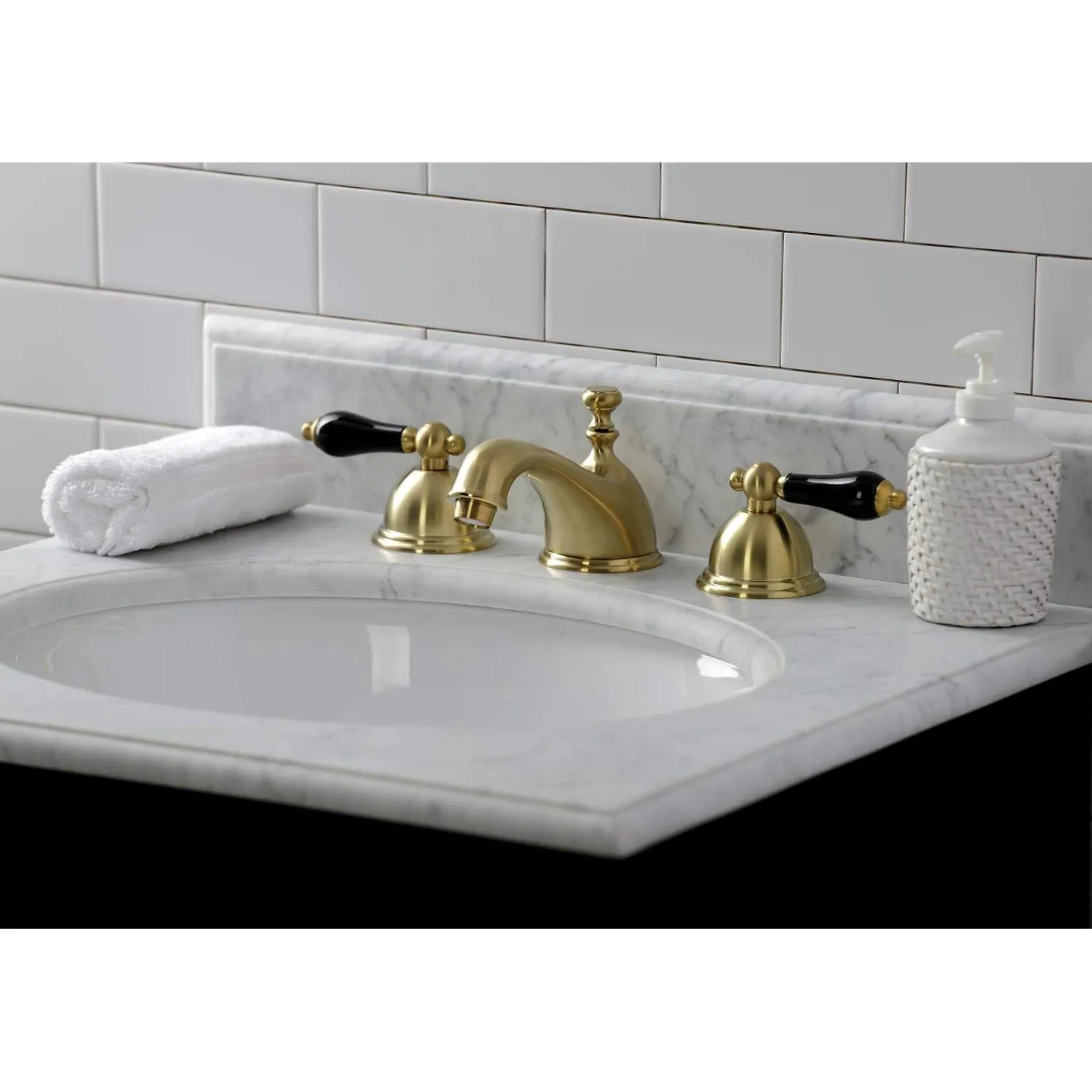 Sale KS396XPKL-P Duchess Widespread Bathroom Faucet with Brass Pop-Up 8" Widespread