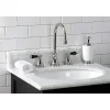 Outlet KS298XPKL-P Duchess Widespread Bathroom Faucet with Brass Pop-Up 8" Widespread