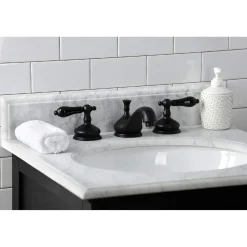 New KS116XPKL-P Duchess Widespread Bathroom Faucet with Brass Pop-Up 8