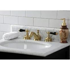 New KS116XPKL-P Duchess Widespread Bathroom Faucet with Brass Pop-Up 8