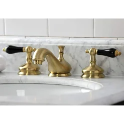 New KS116XPKL-P Duchess Widespread Bathroom Faucet with Brass Pop-Up 8