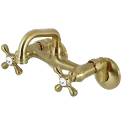 Discount KS212X-P Two-Handle Wall Mount Bar Faucet Wall Mounted Kitchen Faucets