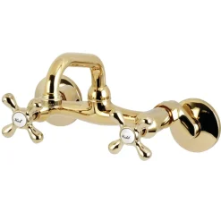 Discount KS212X-P Two-Handle Wall Mount Bar Faucet Wall Mounted Kitchen Faucets