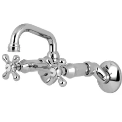 Discount KS212X-P Two-Handle Wall Mount Bar Faucet Wall Mounted Kitchen Faucets