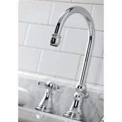 KS298XZX-P Millennium Widespread Bathroom Faucet with Brass Pop-Up 8" Widespread