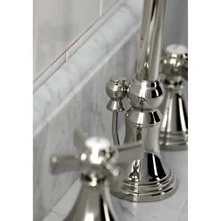 KS298XZX-P Millennium Widespread Bathroom Faucet with Brass Pop-Up 8