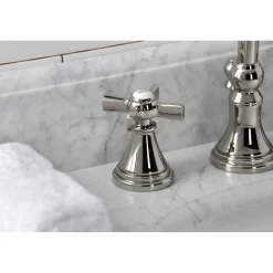 KS298XZX-P Millennium Widespread Bathroom Faucet with Brass Pop-Up 8