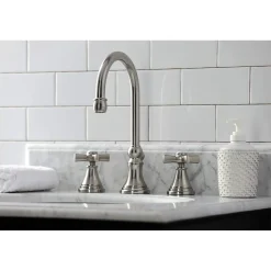 KS298XZX-P Millennium Widespread Bathroom Faucet with Brass Pop-Up 8