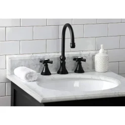 KS298XZX-P Millennium Widespread Bathroom Faucet with Brass Pop-Up 8