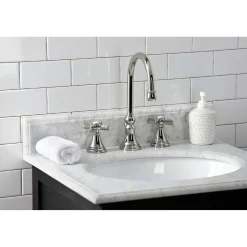 KS298XZX-P Millennium Widespread Bathroom Faucet with Brass Pop-Up 8