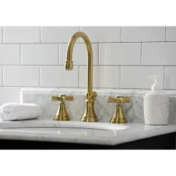 KS298XZX-P Millennium Widespread Bathroom Faucet with Brass Pop-Up 8