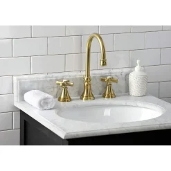 KS298XZX-P Millennium Widespread Bathroom Faucet with Brass Pop-Up 8