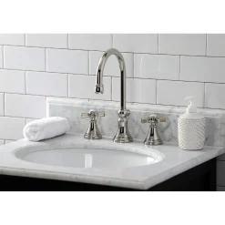 KS298XZX-P Millennium Widespread Bathroom Faucet with Brass Pop-Up 8