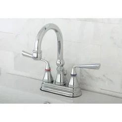 Best KS2611ZL Silver Sage 4-inch ADA Lavatory Faucet in Polished Chrome 4" Center Set