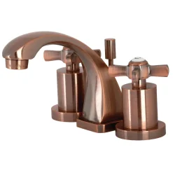 Hot KS494ZXAC Millennium 8 in. Widespread Bathroom Faucet, Antique Copper 8" Widespread